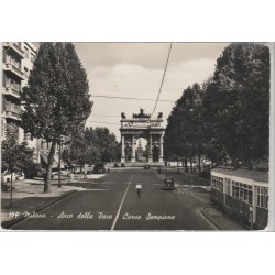 CARTOLINA LOMBARDIA MILANO C. SO SEMPIONE ARCO VIAGGIATA MF56170