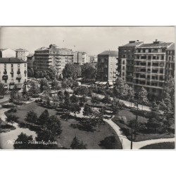 CARTOLINA LOMBARDIA MILANO P.ZA PIEMONTE - SCRITTA MF56310