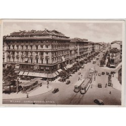 CARTOLINA LOMBARDIA MILANO C.SO BUENOS AYRES VIAGGIATA MF56319