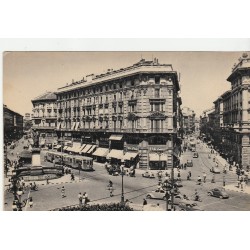 CARTOLINA LOMBARDIA MILANO VIA BROLETTO VIA DANTE VIAGGIATA MF56395