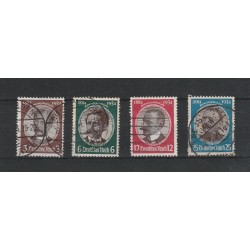 1934 GERMANIA TERZO REICHSOCCORSO INVERNALE 9 V USATI MF56398