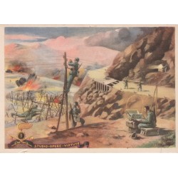 CARTOLINA DUVAL MILANO 1 REGGIMENTO GENIO - NON VIAGGIATA MF56462