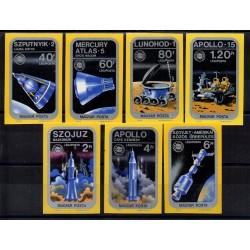 UNGHERIA 1975 RICERCA SPAZIALE USA-URSS APOLLO SOYUZ 7 VMNH MF28933