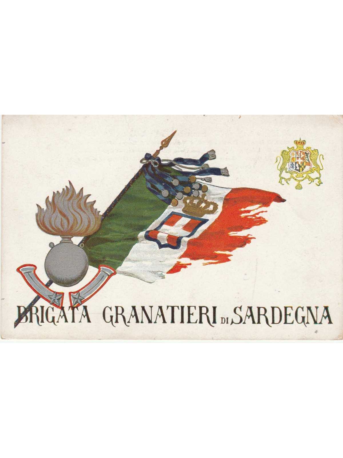 CARTOLINA MILITARE BRIGATA GRANATIERI DI SARDEGNA - NON VIAGGIATA MF56506