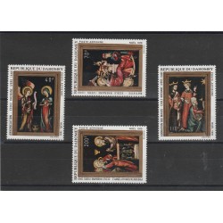 DAHOMEY 1970 NOEL NATALE QUADRI 4 V MNH MF56572