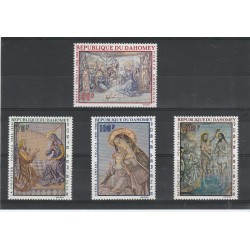 DAHOMEY 1968 QUADRI RELIGIOSI 4 V MNH MF56610