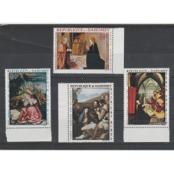 DAHOMEY 1968 QUADRI RELIGIOSI 4 V MNH MF56610