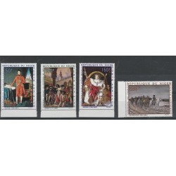 NIGER 1969 QUADRI DI NAPOLEONE 4 VAL MNH MF56621