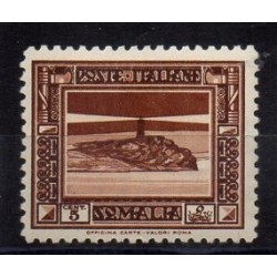 1932 SOMALIA PITTORICA 5 CENTESIMI BRUNO DENT. 12 MNH MF28977