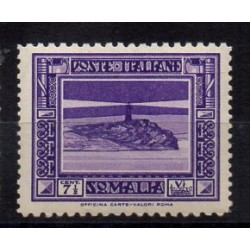1932 SOMALIA PITTORICA 7,5 CENTESIMI VIOLETTO DENT. 12 MNH MF28978
