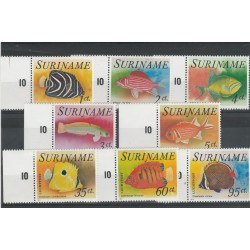 SURINAME 1976 FAUNA - PESCI TROPICALI 8 V MNH MF56730