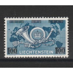 1949 LIECHTENSTEIN UPU SOPRASTAMPATO 1 VALORE MNH MF56745