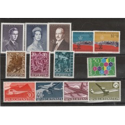 1960 LIECHTENSTEIN ANNATA 13 VALNUOVI MNH MF56836
