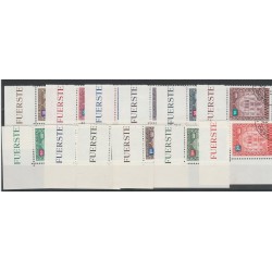 1976 LIECHTENSTEIN SERVIZIO PALAZZO GOVERNO 12 VAL MNH MF56803