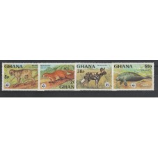 GHANA 1977 WWF PROTEZIONE...