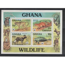 GHANA 1977 FAUNA WWF...