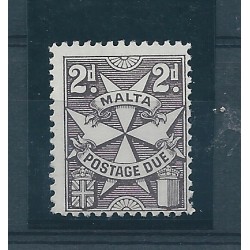 1966 MALTA SEGNATASSE CROCE...