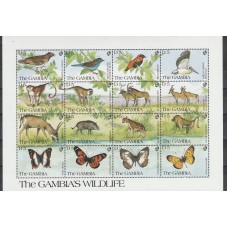 GAMBIA 1991 FAUNA ANIMALI...