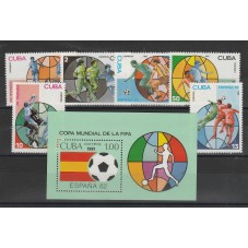 1981 CUBA SERIE CALCIO 6...