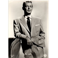 CARTOLINA D'EPOCA ALAN LADD...