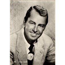 CARTOLINA D'EPOCA ALAN LADD...