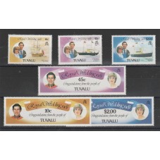 TUVALU 1981 ROYAL WEDDING...