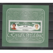 TUVALU 1981 ROYAL WEDDING...