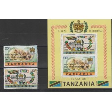 TANZANIA 1981 ROYAL WEDDING...