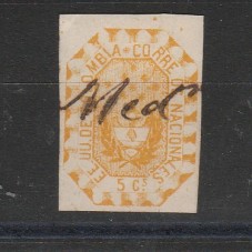 COLOMBIA 1867 STEMMA 5 C.-...