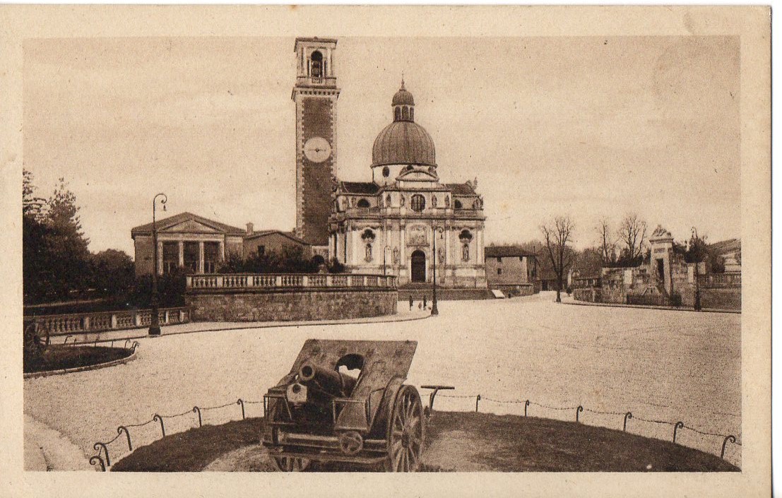 Card Veneto Vicenza Piazzale Victoria And Basilica Monte Berico