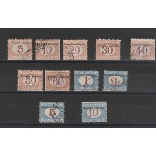 1909 SOMALIA SEGNATASSE...