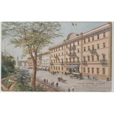 CARTOLINA MILANO HOTEL...