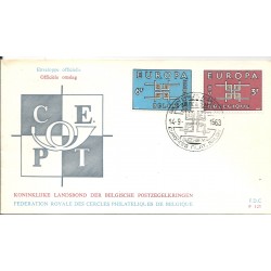 1963 BELGIO BELGIE FDC...