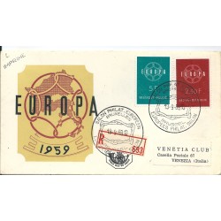 1959 BELGIO BELGIE FDC...