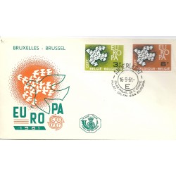 1961 BELGIO BELGIE FDC...