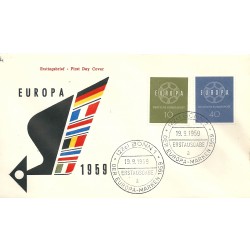 1959 GERMANIA GERMANY FDC...