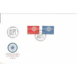 1960 SVIZZERA HELVETIA FDC...