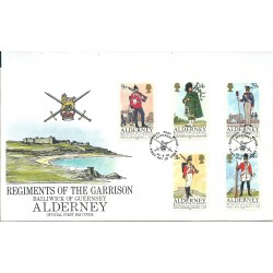 1985 ALDERNEY FDC...