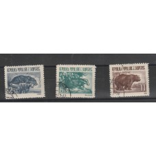 1961 ALBANIA FAUNA 3 V -...