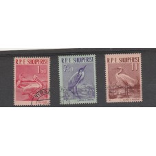 1961 ALBANIA UCCELLI 3 V...