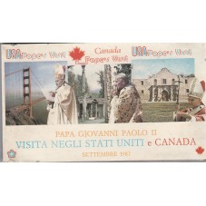 1987 FDC VATICANO VATICAN...