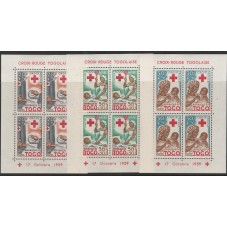 TOGO 1959 CROCE ROSSA 6 BF...