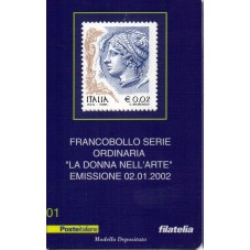 2002 TESSERA FILATELICA...