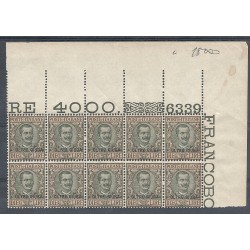 1925 OLTRE GIUBA LIRE 10...