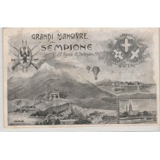 CARTOLINA SEMPIONE 1907...