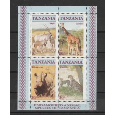 TANZANIA 1986 FAUNA ANIMALI...