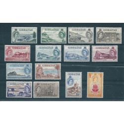 1953 GIBILTERRA ELISABETTA...