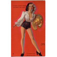 PIN UP MUTOSCOPE CARD - I...