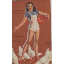 PIN UP MUTOSCOPE CARD -...