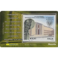 2003 TESSERA FILATELICA...